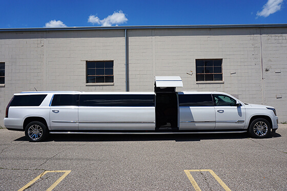 escalade limousine exterior