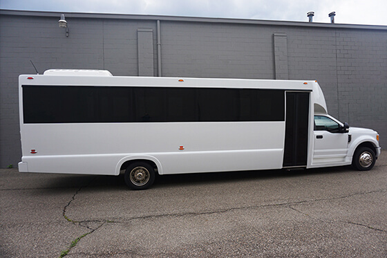 large party bus for 34 passengers